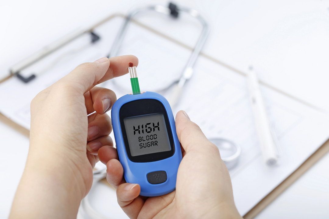 High blood sugar; insulin resistance.