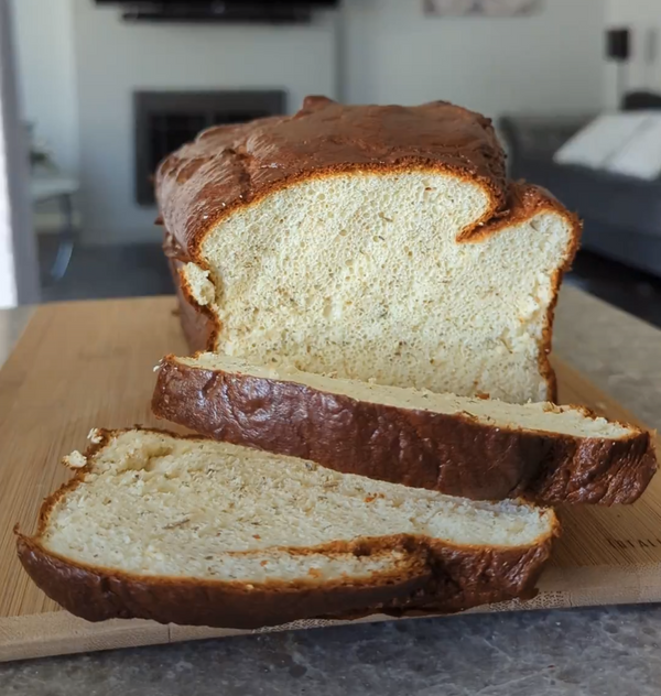 Keto Bread with Garlic and Italian Seasoning